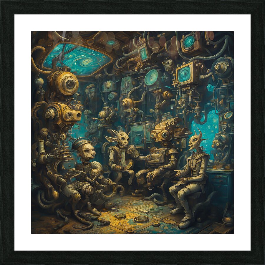 Hanging With Friends Picture Frame print