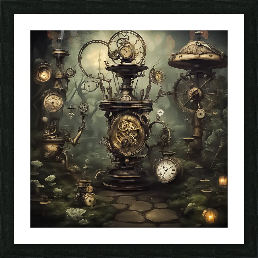 Dark Times Picture Frame print