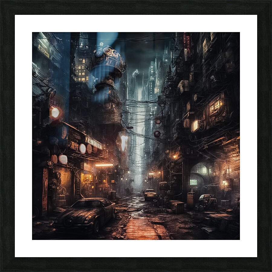 Night Time Picture Frame print