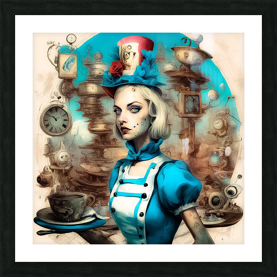 Question Alice Picture Frame print