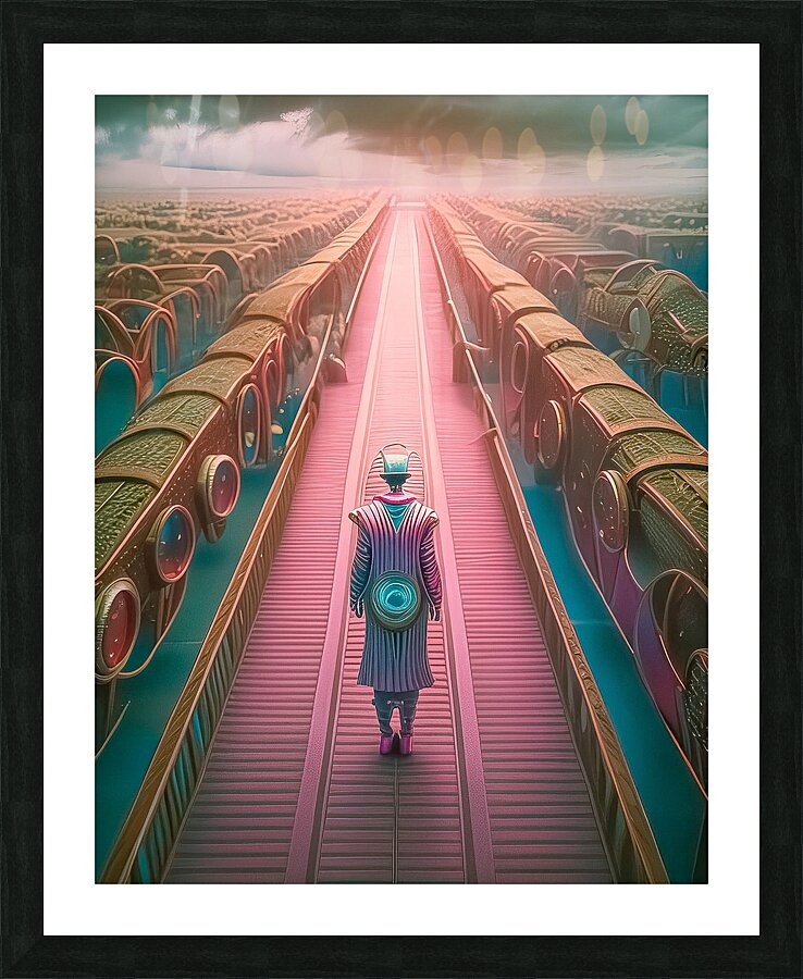 The Road Ahead Picture Frame print