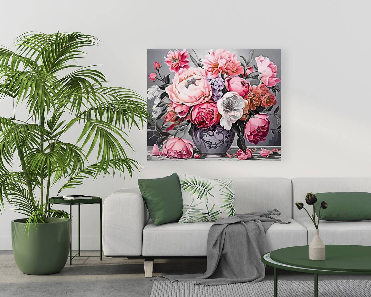 Pink And Gray Reproduction