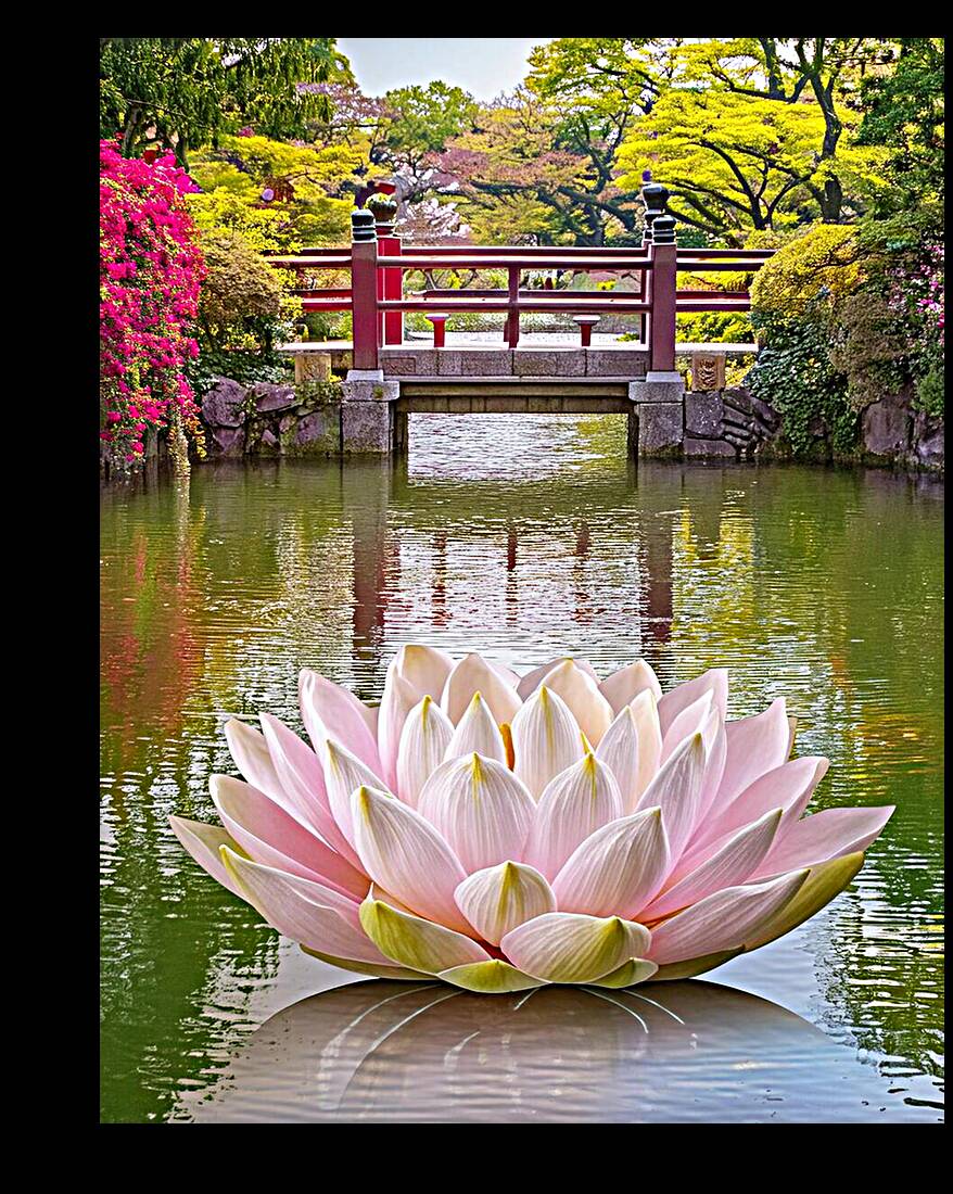A Bridge A Flower Reproduction