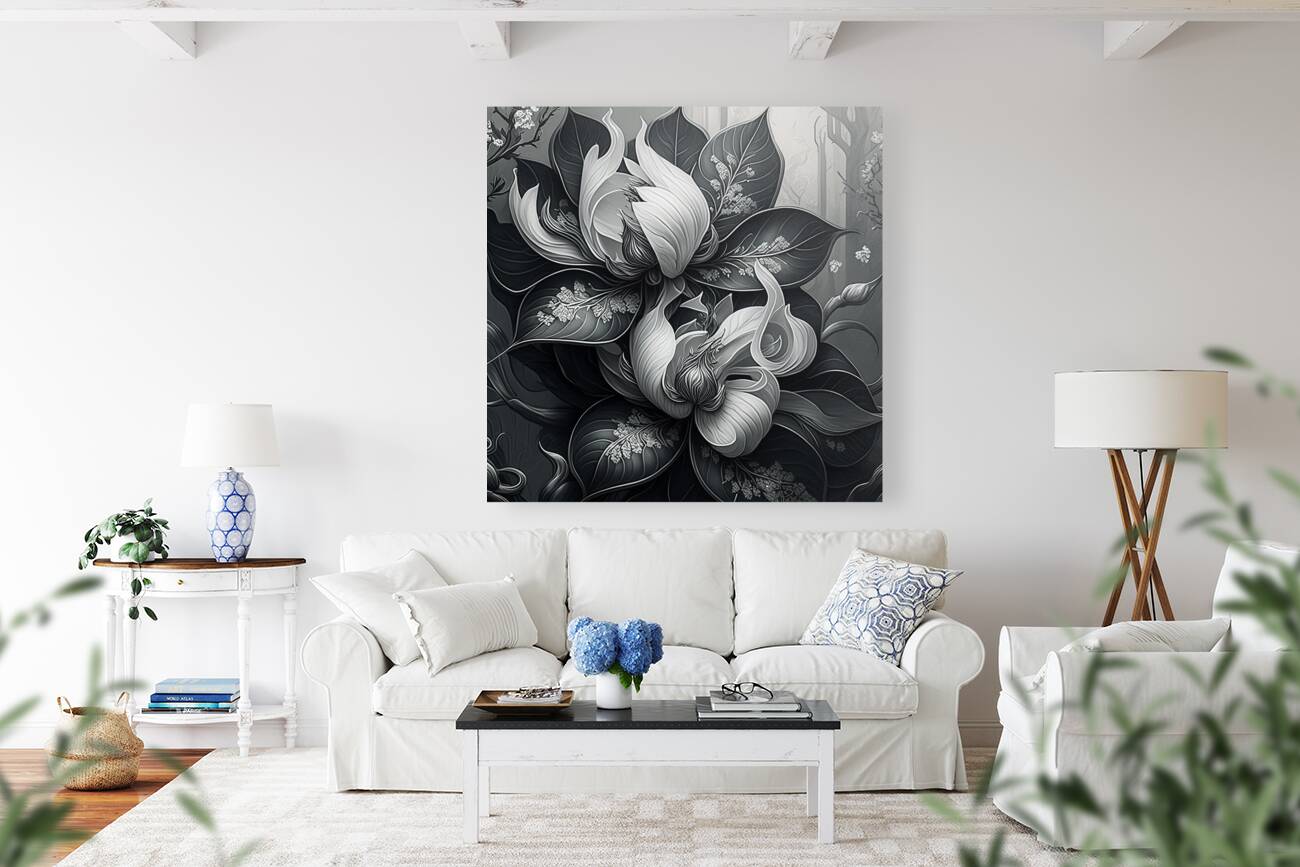 White Flowers Reproduction