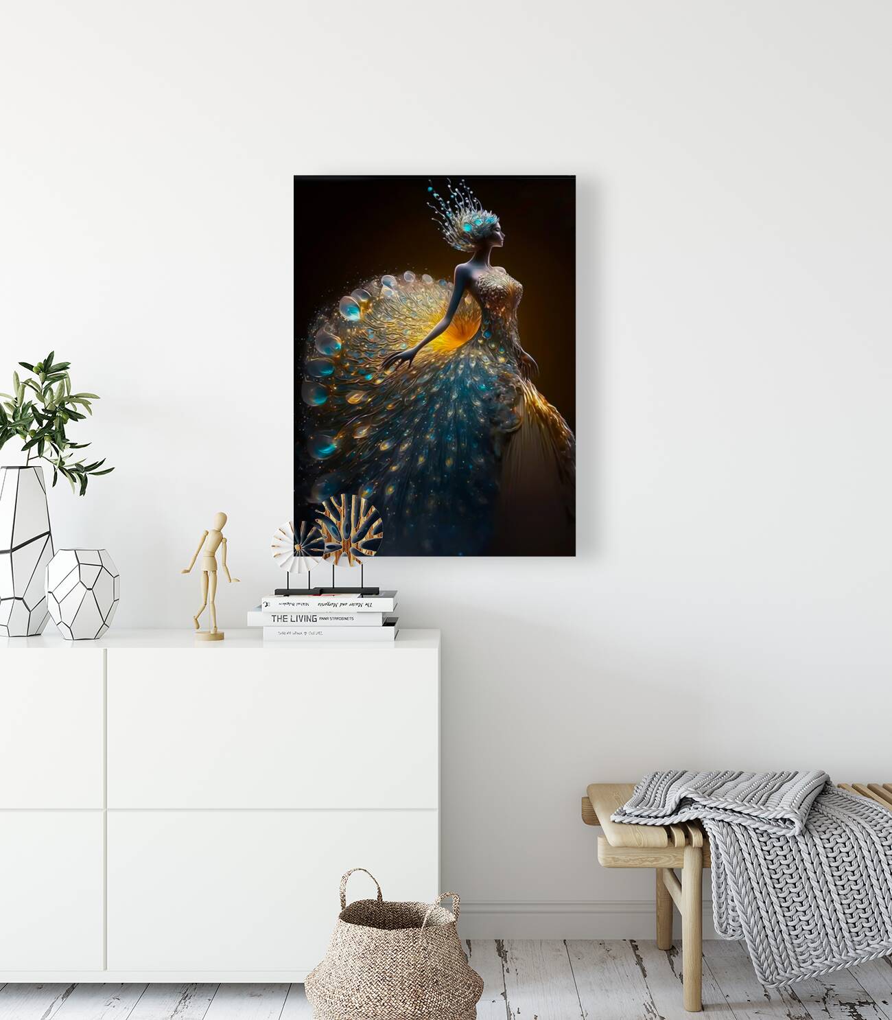 Peacock Lady Reproduction
