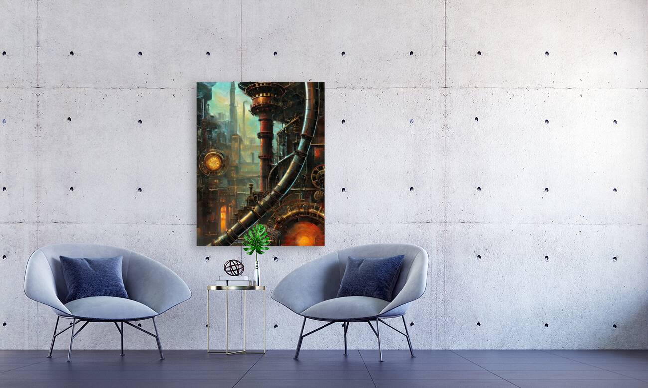 City In The Future Reproduction