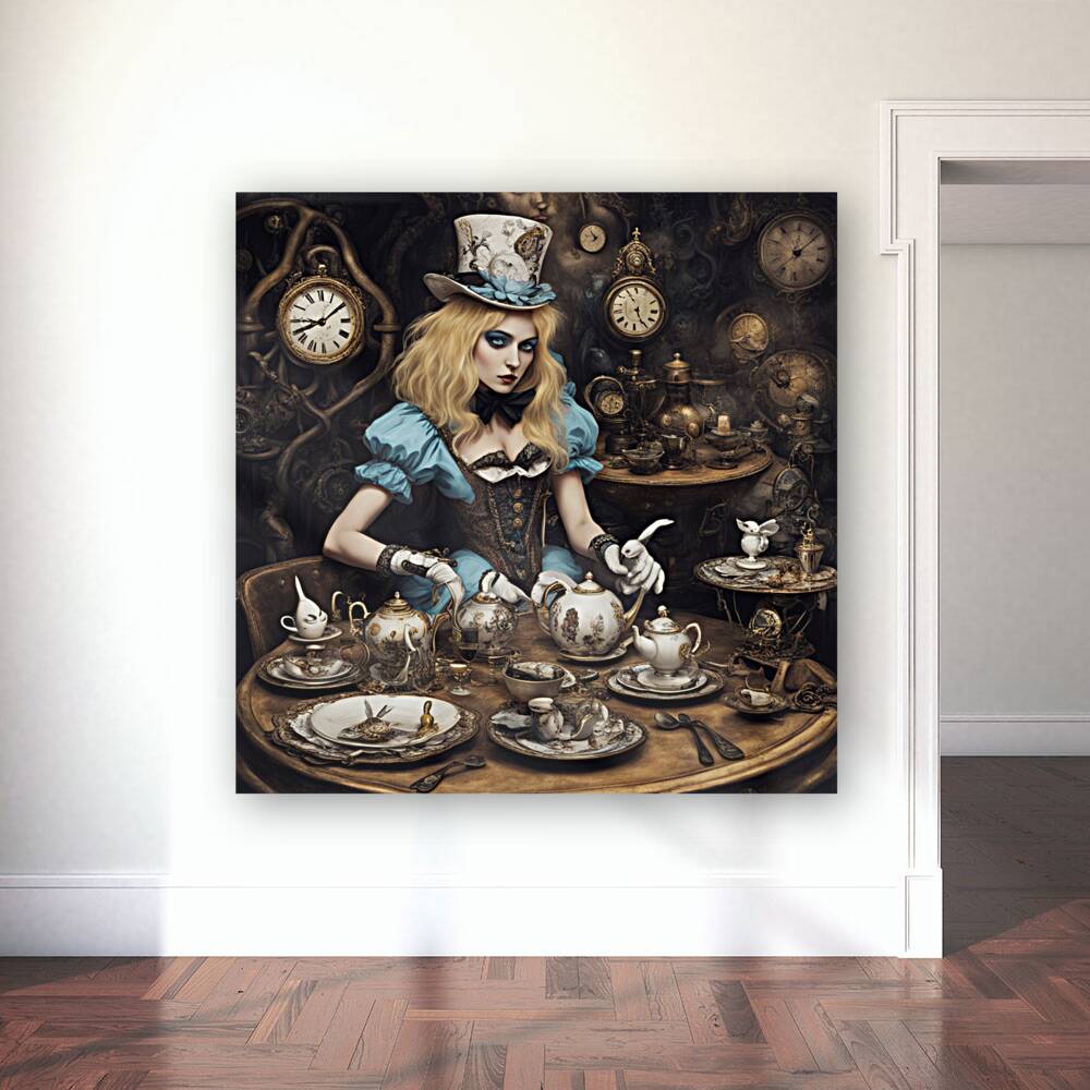 one At Tea Time Reproduction