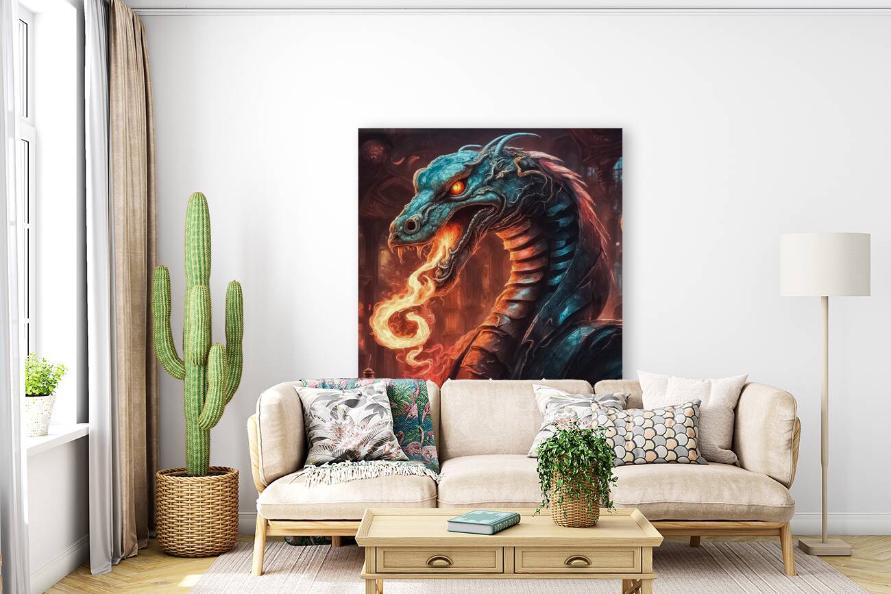 Blue Fire Dragon Reproduction