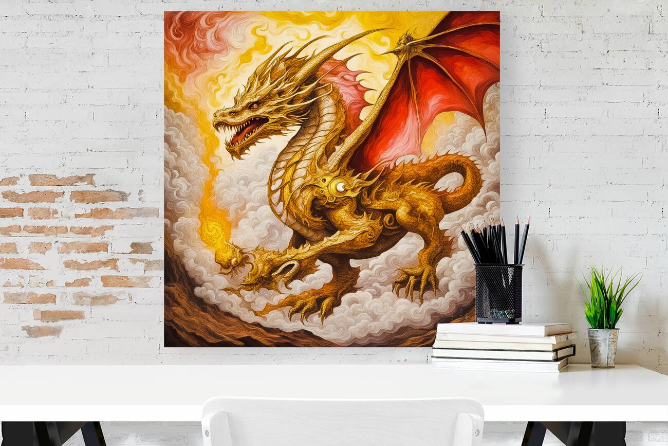 Dragon In The Sky Reproduction