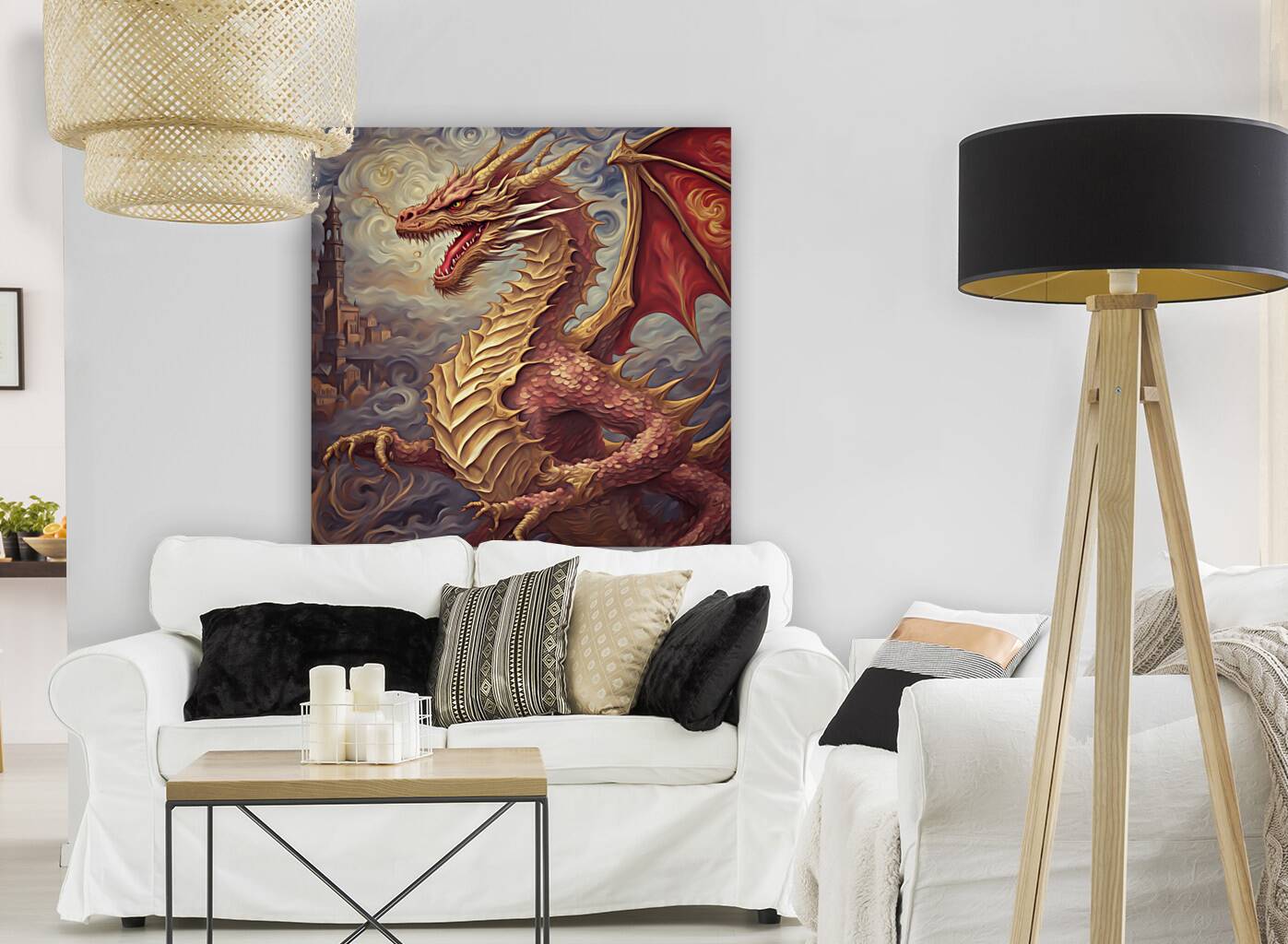 Red Dragon Sky Reproduction
