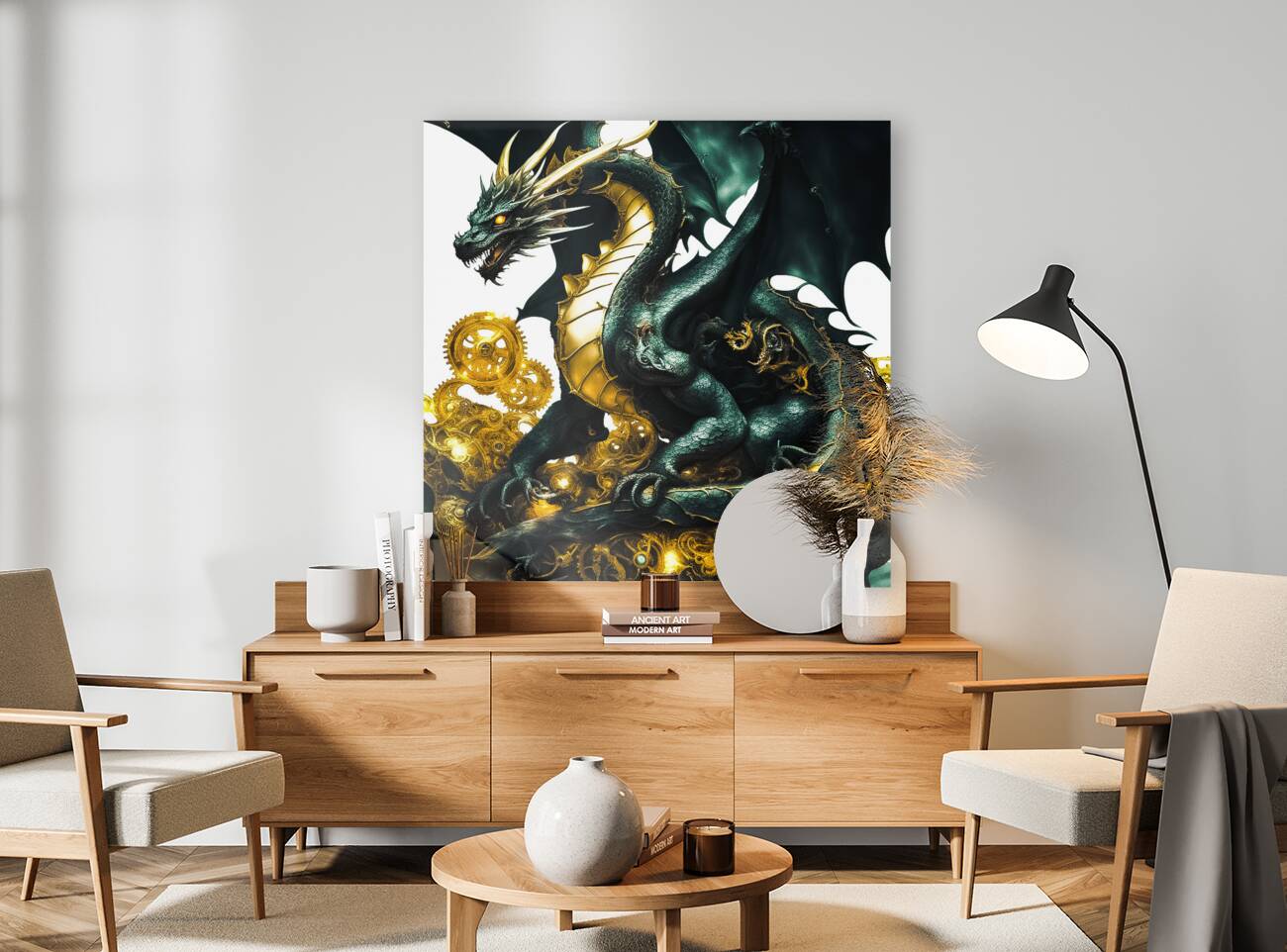 Green Gold Dragon Reproduction