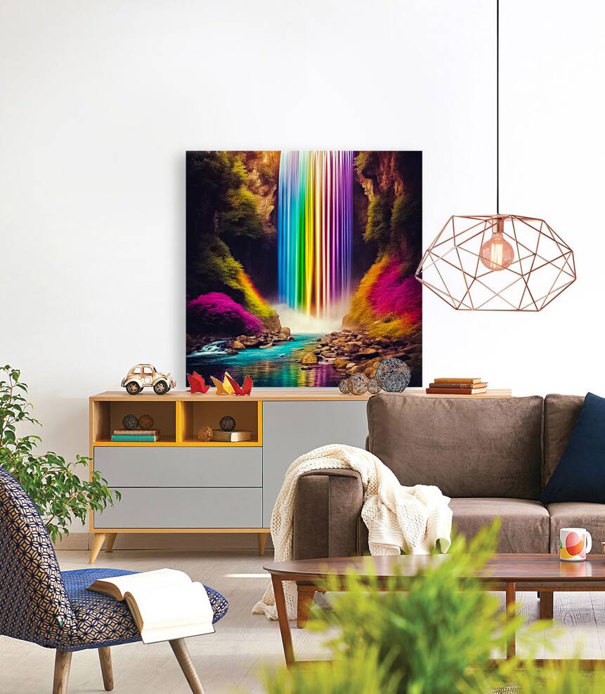 Rainbow Waterfall Reproduction