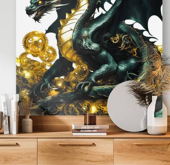 Green Gold Dragon by Greta And Jade Fundraiser