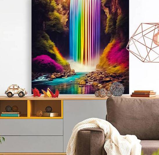 Rainbow Waterfall Reproduction