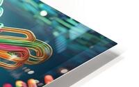 Tiny Paperclip HD Metal print