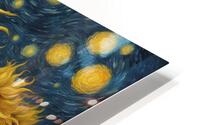 Starry Sunflower HD Metal print
