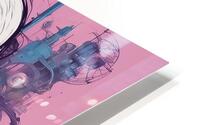 Pink  Blue HD Metal print
