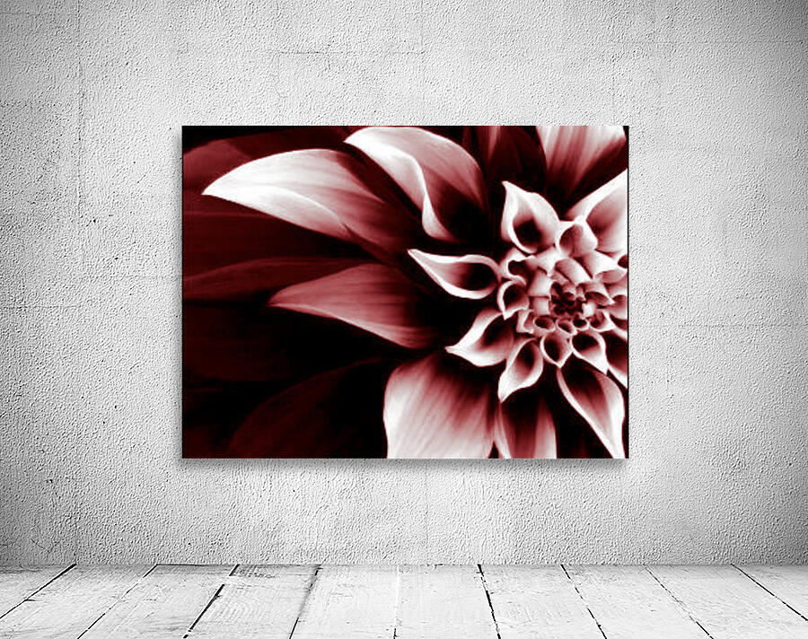 Red Goth Flower Wall Preview