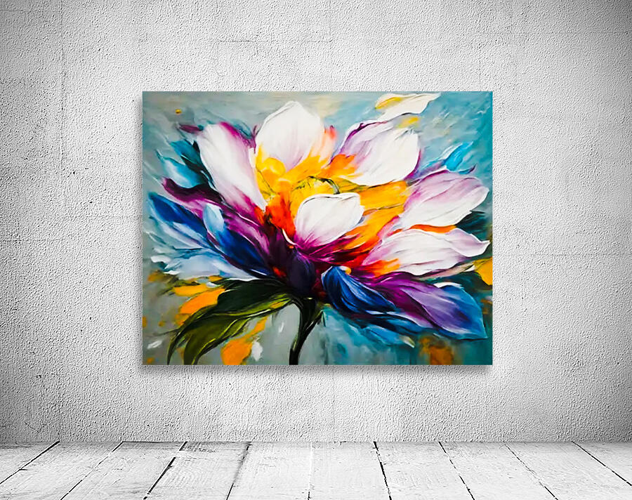 Colorful Flower Wall Preview