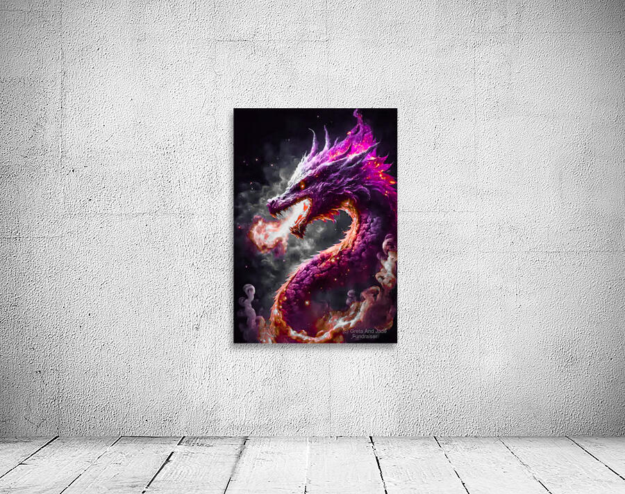 Pink Dragon Wall Preview