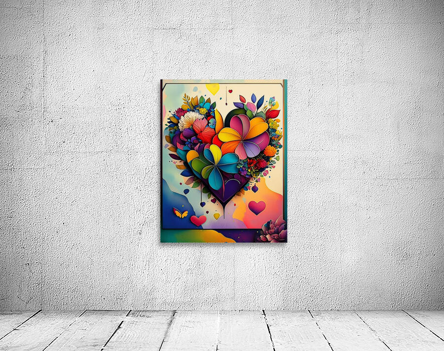 Flower Heart Wall Preview