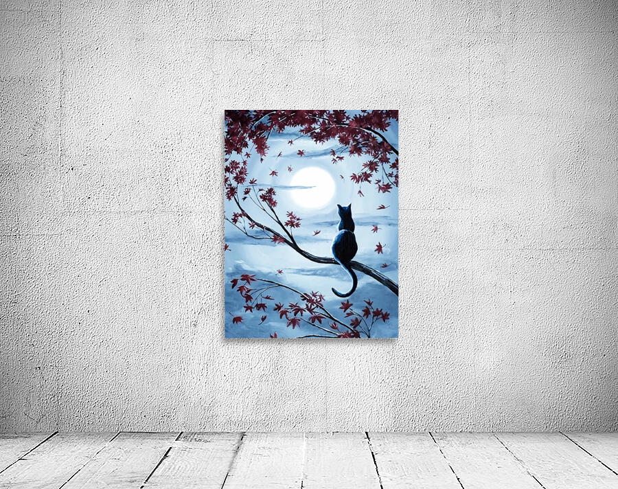 Moon Cat Wall Preview