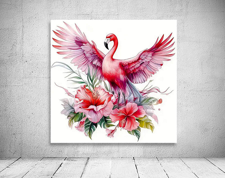 Florida Flamingo Wall Preview