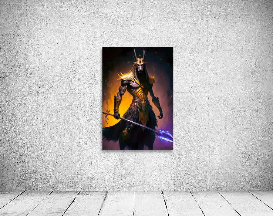 Anubis Staff Wall Preview