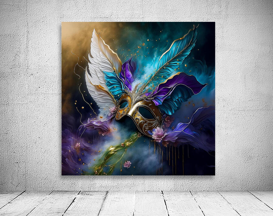Feather Mask Wall Preview