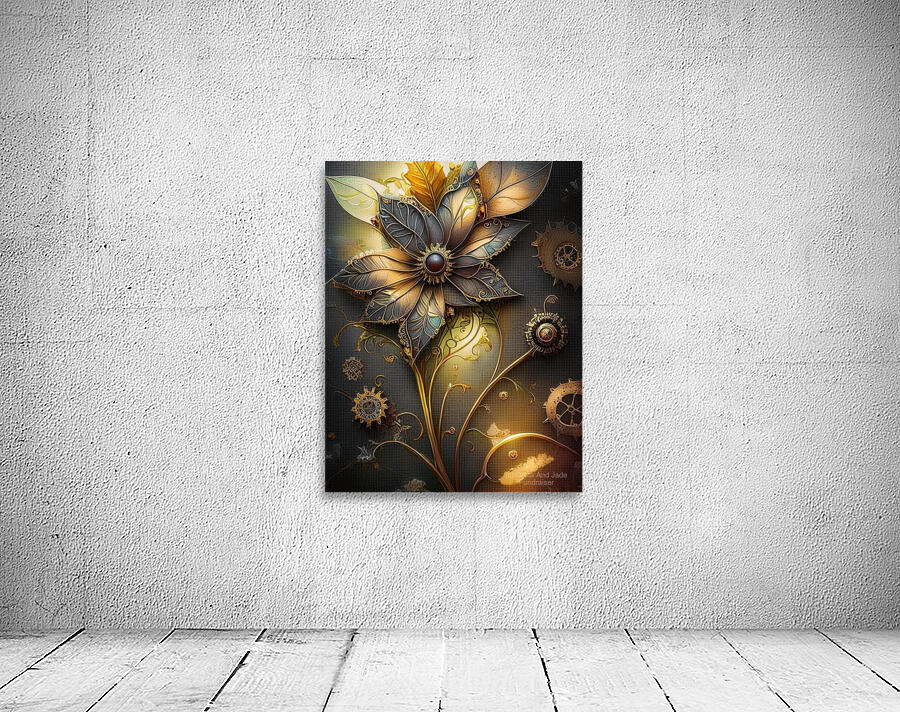 Golden Flower Wall Preview