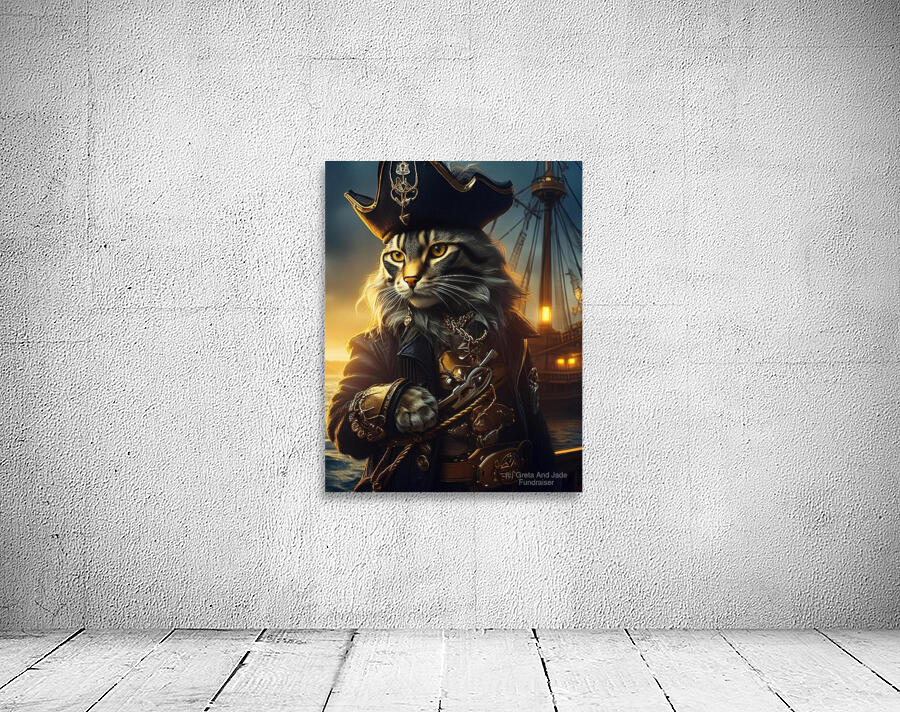 Pirate Cat Wall Preview