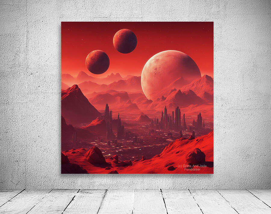 Red Moon Wall Preview