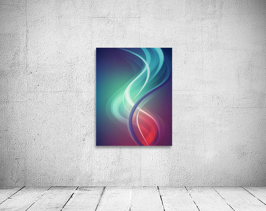 Color Spirals Wall Preview