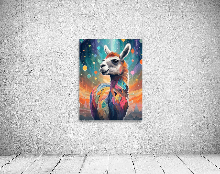 Color Me Lama Wall Preview