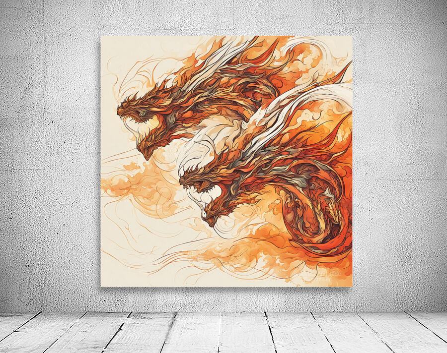 Dragon Fight Wall Preview