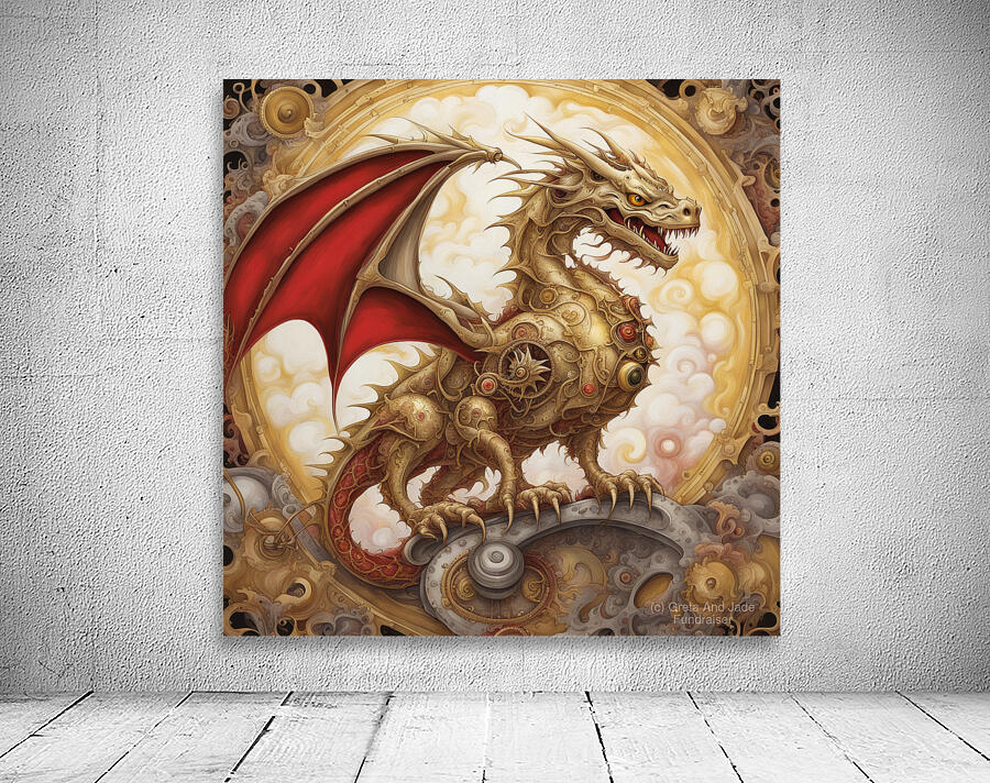 Gold Dragon Wall Preview