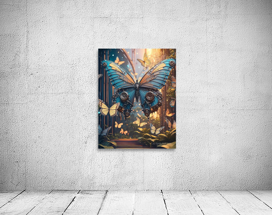 Mechanical Butterflies Wall Preview