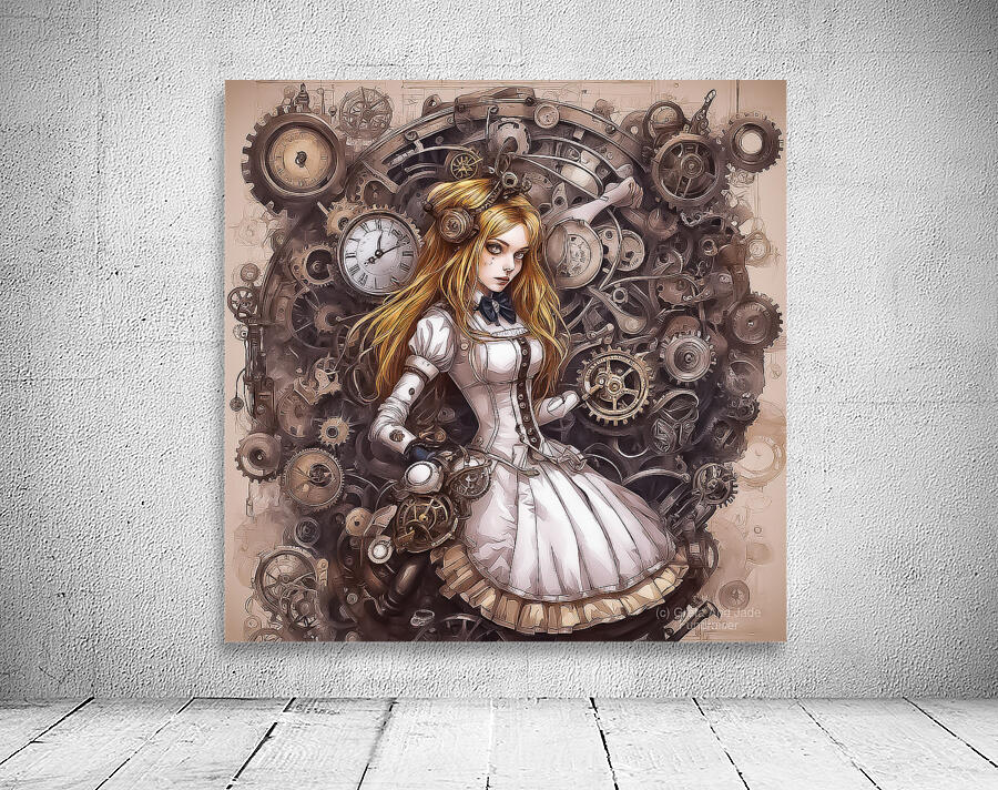 Clockwork Girl Wall Preview