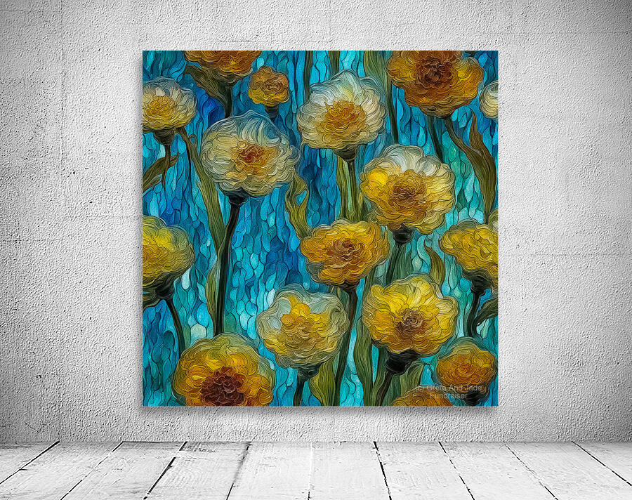 Many Yello Flowers Wall Preview