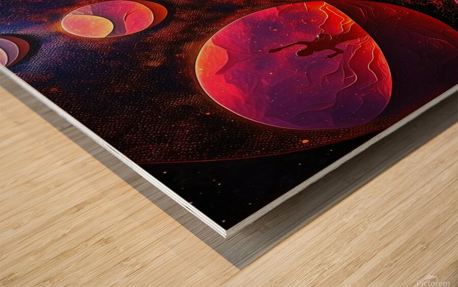 Worlds Away Wood print