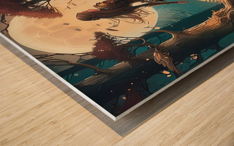 The Journey Wood print
