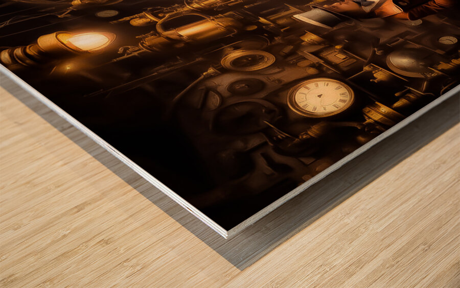 Inventors Wood print