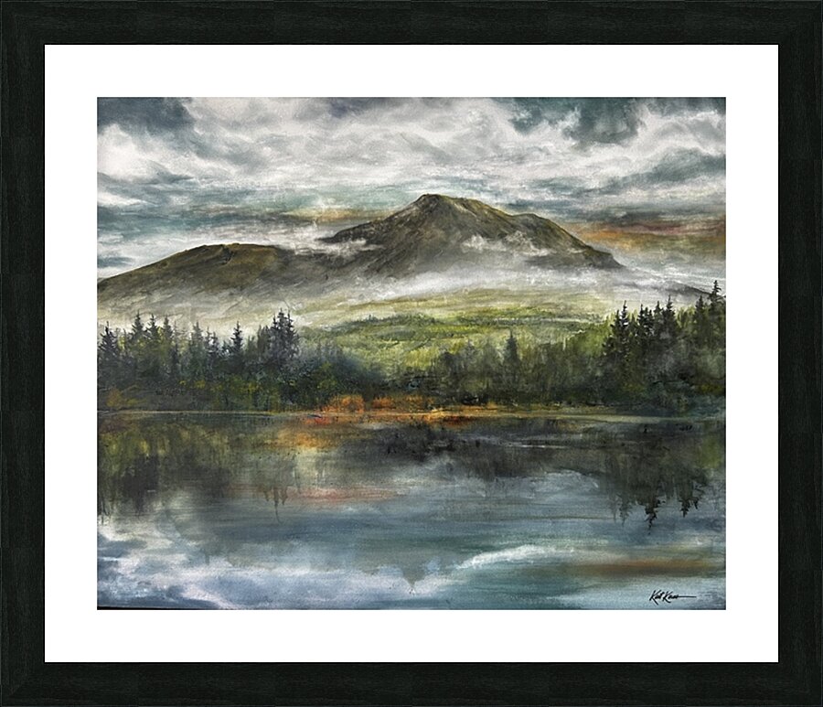Uncharted Heights Picture Frame print