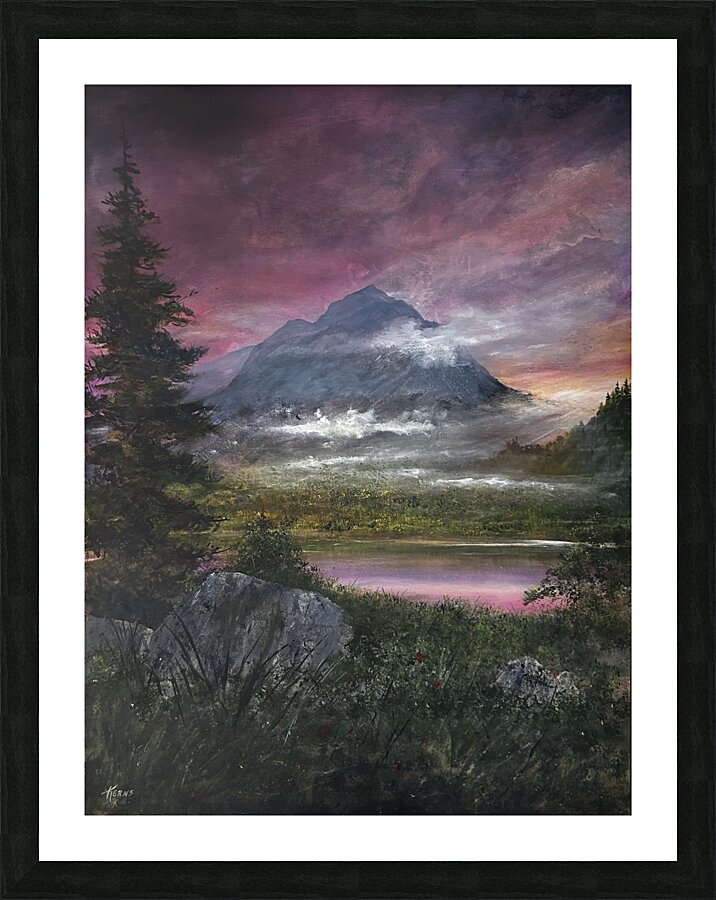 Solace at Dusk Picture Frame print