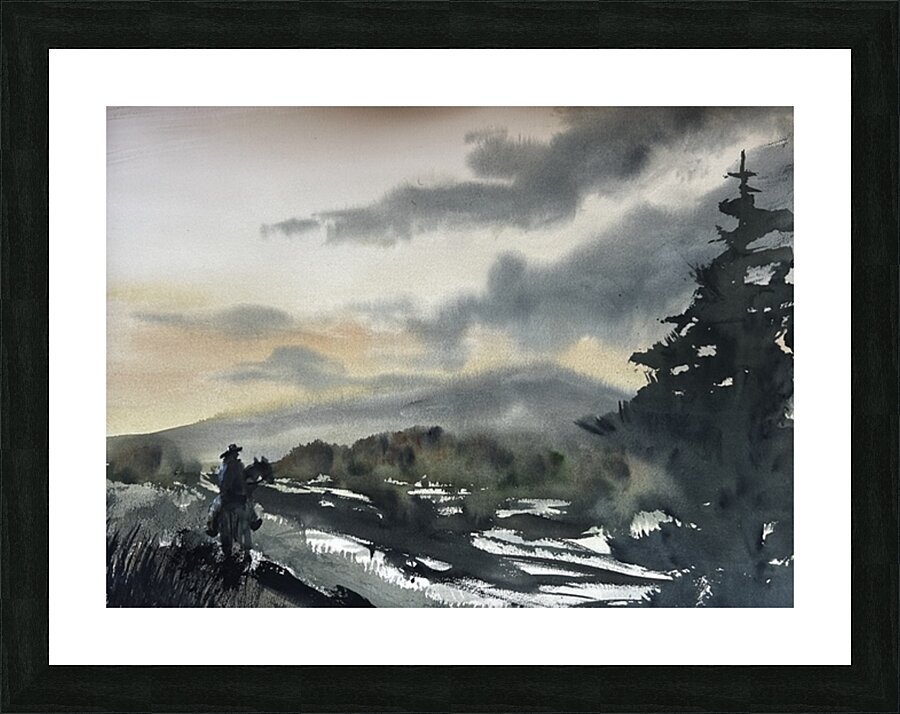 The West Picture Frame print