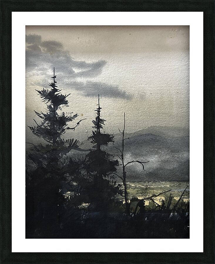 Above the Stillness Picture Frame print