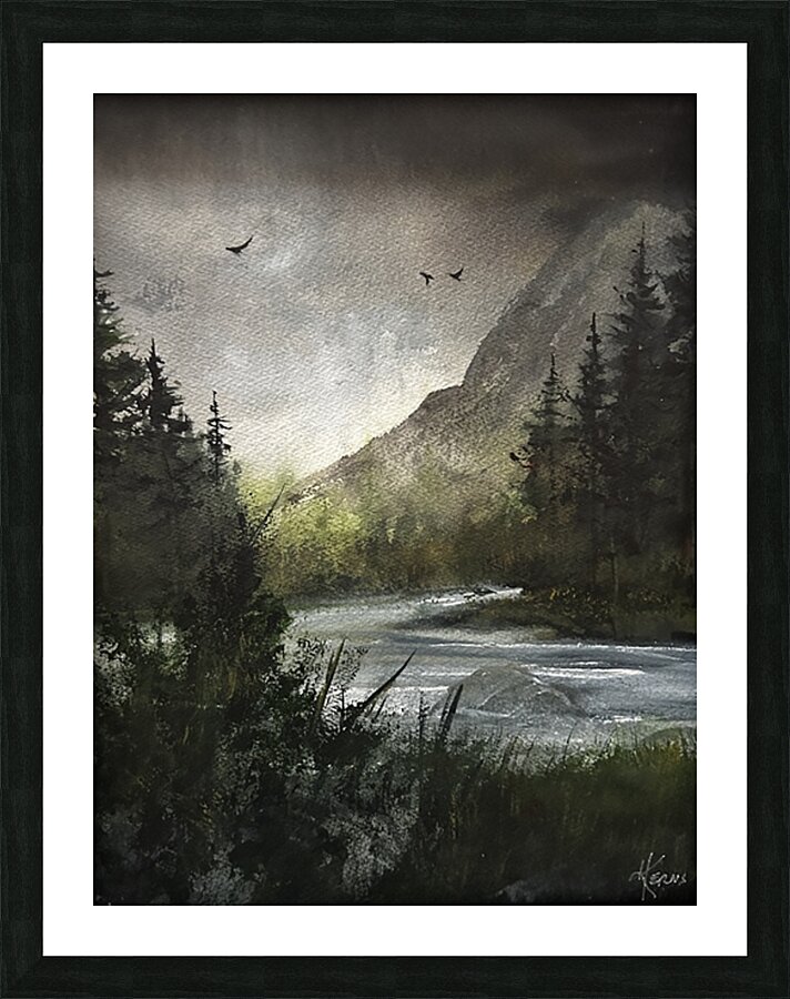 Overcast Picture Frame print