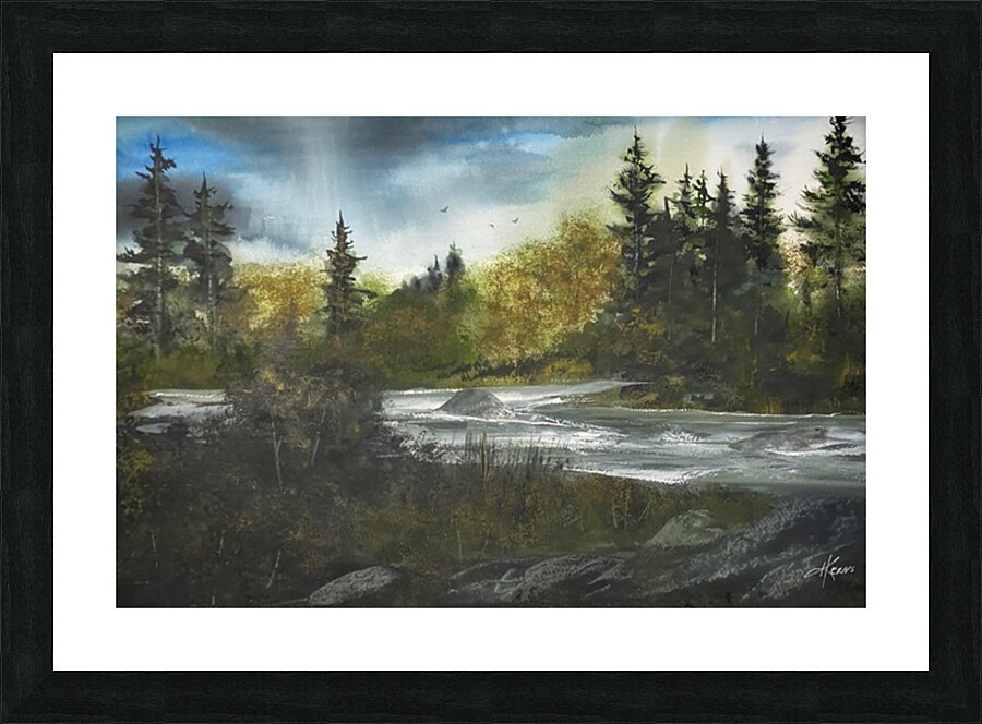 Whispering Stream Picture Frame print