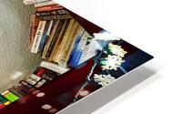The Bookshelf HD Metal print