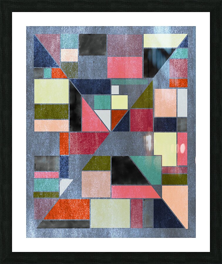 Abstract Geometry Mosaic 1 Picture Frame print